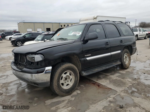 2005 GMC Yukon SLT with VIN 1GKEC13T45R134381, listed as a Copart auction lot 45040165 with 0 mi miles and Salvage Title. Bid and sale history available at carsss.com. Image 1.