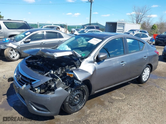 2019 Nissan Versa Sedan SV with VIN 3N1CN7AP6KL851926, listed as a IAAI auction lot 41889064 with 76,403 mi miles. Bid and sale history available at carsss.com. Image 17.