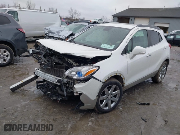 2016 Buick Encore Leather with VIN KL4CJCSB4GB649349, listed as a IAAI auction lot 41485324 with 124,764 mi miles and . Bid and sale history available at DreamBid. Image 2.