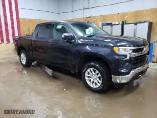 2022 Chevrolet Silverado 1500 LT with VIN 1GCPDKEK6NZ619259, listed as a Copart auction lot 47956135 with 16,790 mi miles and Non Repairable. Bid and sale history available at carsss.com. Image 4.