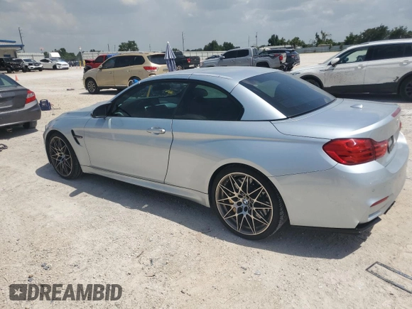 2017 BMW M4 with VIN WBS3U9C51HP970609, listed as a Copart auction lot 63874174 with 34,063 mi miles and Non Repairable. Bid and sale history available at carsss.com. Image 2.