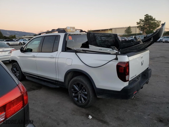 2021 Honda Ridgeline Sport with VIN 5FPYK3F13MB000426, listed as a Copart auction lot 88468325 with 16,513 mi miles and Salvage Title. Bid and sale history available at carsss.com. Image 2.