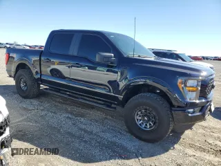 2023 Ford F-150 XL with VIN 1FTFW1E55PKD59670, listed as a Copart auction lot 48297005 with 20,668 mi miles and Salvage Title. Bid and sale history available at carsss.com. Image 4.