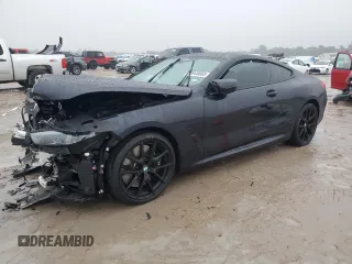 2024 BMW 8 Series M850i xDrive with VIN WBABC4C07RCP91011, listed as a Copart auction lot 42949665 with 0 mi miles and Salvage Title. Bid and sale history available at carsss.com. Image 1.