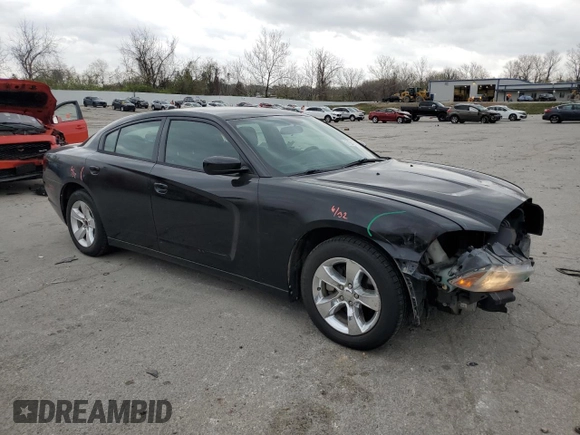 2014 Dodge Charger SE with VIN 2C3CDXBG7EH240741, listed as a Copart auction lot 51542115 with 171,990 mi miles and Salvage Title. Bid and sale history available at carsss.com. Image 4.