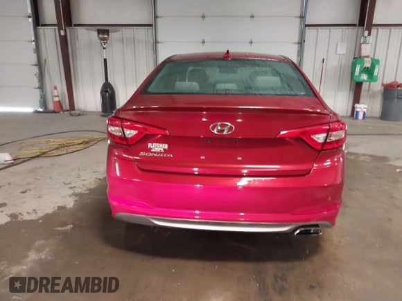 2015 Hyundai Sonata 2.4L SE with VIN 5NPE24AF9FH059327, listed as a IAAI auction lot 41416006 with 127,433 mi miles. Bid and sale history available at carsss.com. Image 17.