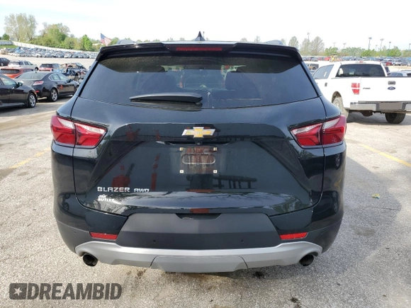 2020 Chevrolet Blazer LT with VIN 3GNKBHRS1LS592633, listed as a Copart auction lot 53729615 with 77,694 mi miles and Salvage title. Bid and sale history available at DreamBid. Image 6.