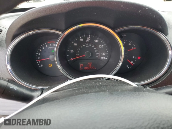 2011 Kia Sorento LX with VIN 5XYKT3A11BG014799, listed as a Copart auction lot 49966885 with 185,247 mi miles and Salvage Title. Bid and sale history available at DreamBid. Image 9.