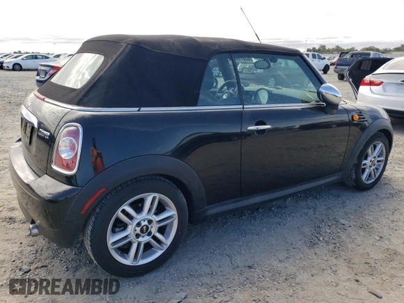 2011 MINI Convertible с VIN WMWZN3C50BT265016, выставлен на аукционе Copart как лот 65074435 с пробегом 77 923 миль миль и Списание • Salvage title. История ставок и продаж доступна на DreamBid. Изображение 3.