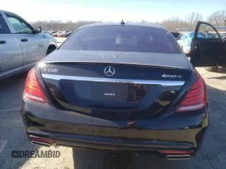 2015 Mercedes-Benz S-Class S 550 with VIN WDDUG8CB8FA186291, listed as a Copart auction lot 46412795 with 77,793 mi miles and Clean Title. Bid and sale history available at carsss.com. Image 6.