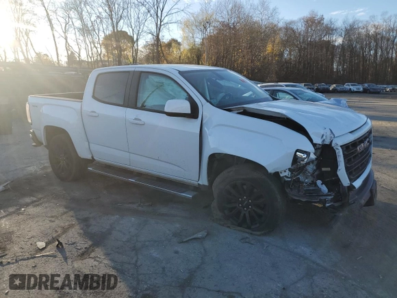 2021 GMC Canyon 4WD Elevation with VIN 1GTG6CEN5M1183804, listed as a Copart auction lot 81024784 with 0 mi miles and Salvage Title. Bid and sale history available at carsss.com. Image 4.