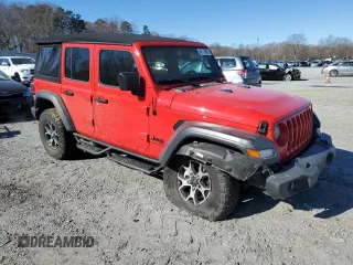 2023 Jeep Wrangler Sport S with VIN 1C4HJXDG2PW681026, listed as a Copart auction lot 46179805 with 13,133 mi miles and Salvage Title. Bid and sale history available at DreamBid. Image 4.