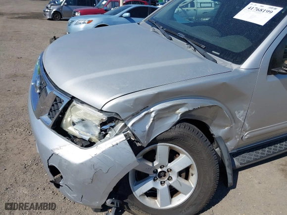 2008 Nissan Pathfinder LE with VIN 5N1AR18B98C620745, listed as a IAAI auction lot 41768199 with 208,299 mi miles. Bid and sale history available at carsss.com. Image 6.