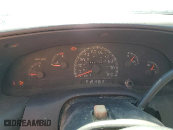 1998 Ford F-150 with VIN 1FTZX1720WKA20813, listed as a Copart auction lot 63852215 with 215,729 mi miles and Salvage title. Bid and sale history available at DreamBid. Image 9.