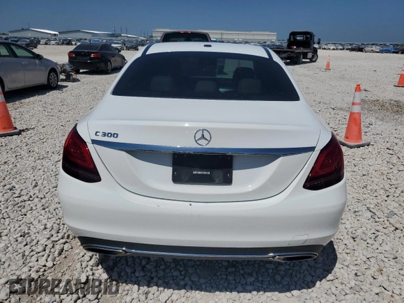 2019 Mercedes-Benz C 300 with VIN 55SWF8DB7KU283213, listed as a Copart auction lot 57432015 with 83,667 mi miles and Salvage title. Bid and sale history available at DreamBid. Image 6.