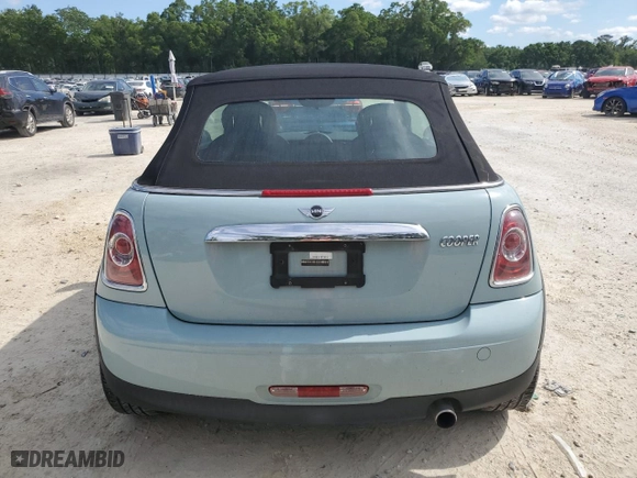 2014 MINI Cooper Convertible with VIN WMWZN3C53ET861483, listed as a Copart auction lot 52788785 with 20,274 mi miles and Salvage Title. Bid and sale history available at carsss.com. Image 6.