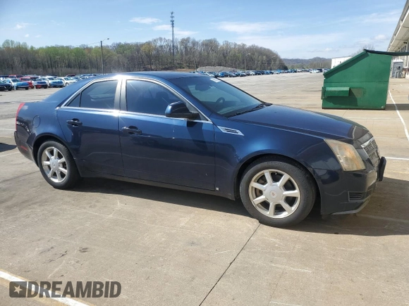 2008 Cadillac CTS RWD w/1SA with VIN 1G6DF577180145983, listed as a Copart auction lot 51860005 with 184,051 mi miles and Salvage Title. Bid and sale history available at carsss.com. Image 4.