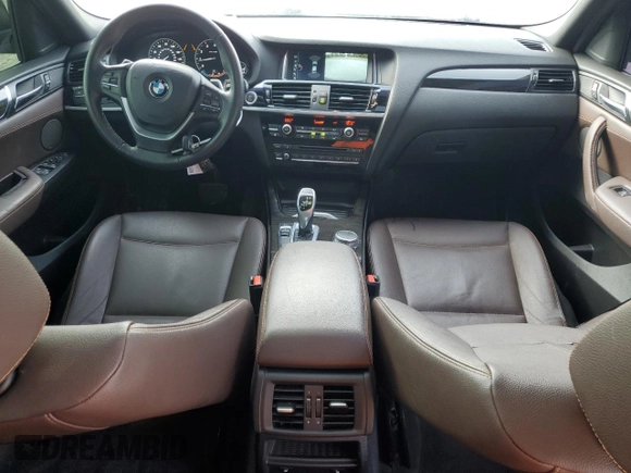2017 BMW X4 xDrive28i with VIN 5UXXW3C36H0T79956, listed as a Copart auction lot 50156445 with 100,226 mi miles and Salvage title. Bid and sale history available at DreamBid. Image 8.