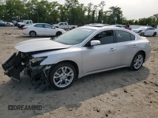 2014 Nissan Maxima SV z VIN 1N4AA5AP8EC906371, wystawiony jako Copart lot #59345725 z przebiegiem 127 286 mil mil oraz Szkoda całkowita • Salvage title. Historia ofert i sprzedaży dostępna na DreamBid. Obrazek 1.