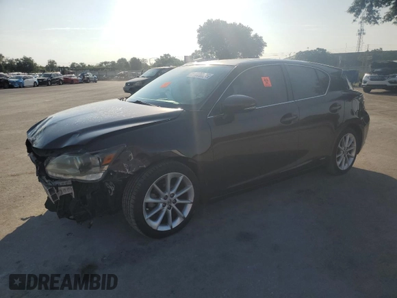 2011 Lexus CT 200h with VIN JTHKD5BH5B2039413, listed as a Copart auction lot 57725925 with 169,817 mi miles and Salvage title. Bid and sale history available at DreamBid. Image 1.