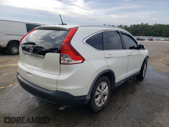 2013 Honda CR-V EX-L with VIN 5J6RM3H76DL022405, listed as a Copart auction lot 45805295 with 227,924 mi miles and Salvage Title. Bid and sale history available at DreamBid. Image 3.