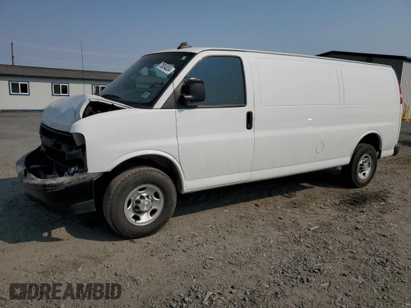 2021 Chevrolet Express Cargo with VIN 1GCWGBFP3M1245414, listed as a Copart auction lot 70534034 with 48,690 mi miles and Salvage title. Bid and sale history available at DreamBid. Image 1.
