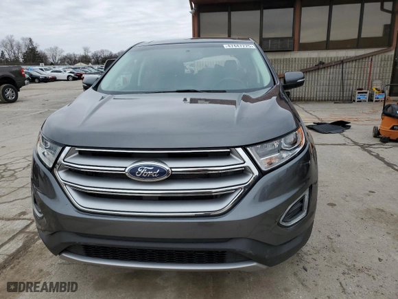 2015 Ford Edge SEL with VIN 2FMTK4J84FBC10347, listed as a Copart auction lot 47447225 with 110,011 mi miles and Salvage Title. Bid and sale history available at carsss.com. Image 5.