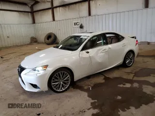 2014 Lexus IS 250 z VIN JTHCF1D21E5005990, wystawiony jako Copart lot #60045105 z przebiegiem 74 095 mil mil oraz Szkoda całkowita • Salvage title. Historia ofert i sprzedaży dostępna na DreamBid. Obrazek 1.