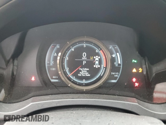 2018 Lexus RC 300 with VIN JTHHA5BC2J5008656, listed as a Copart auction lot 73666084 with 74,113 mi miles and Salvage title. Bid and sale history available at DreamBid. Image 9.