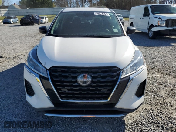 2022 Nissan Kicks S with VIN 3N1CP5BV5NL524353, listed as a Copart auction lot 49624655 with 39,531 mi miles and Salvage Title. Bid and sale history available at carsss.com. Image 5.