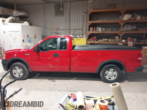 2008 Ford F-150 XL with VIN 1FTRF122X8KF02704, listed as a IAAI auction lot 41748158 with 1 mi miles. Bid and sale history available at carsss.com. Image 13.