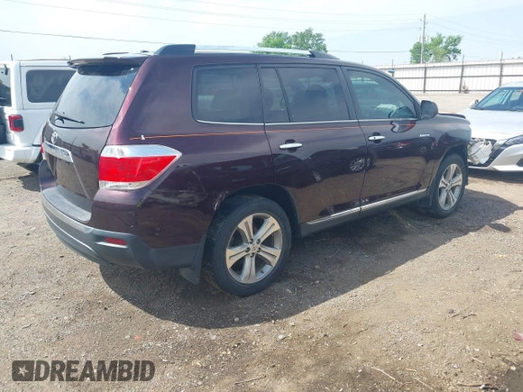 2012 Toyota Highlander Limited с VIN 5TDYK3EH5CS072729, выставлен на аукционе IAAI как лот 42098412 с пробегом 168 117 миль миль и . История ставок и продаж доступна на DreamBid. Изображение 4.