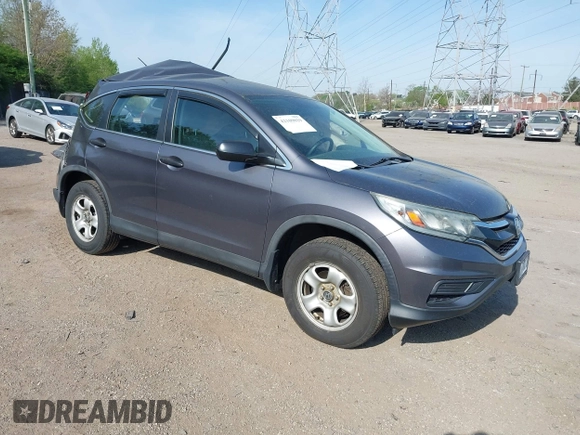 2015 Honda CR-V LX with VIN 5J6RM4H30FL021398, listed as a IAAI auction lot 42109029 with 80,448 mi miles and . Bid and sale history available at DreamBid. Image 1.