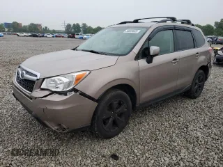 2014 Subaru Forester Premium with VIN JF2SJADC2EH456401, listed as a Copart auction lot 58839685 with 87,325 mi miles and Salvage title. Bid and sale history available at DreamBid. Image 1.