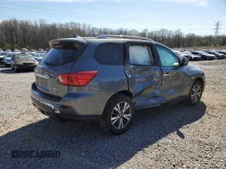 2019 Nissan Pathfinder SV with VIN 5N1DR2MM2KC576881, listed as a Copart auction lot 49815955 with 164,875 mi miles and Salvage title. Bid and sale history available at DreamBid. Image 3.