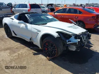 2017 Chevrolet Corvette Z06 3LZ with VIN 1G1YU2D66H5602863, listed as a IAAI auction lot 41645635 with 39,784 mi miles. Bid and sale history available at carsss.com. Image 1.