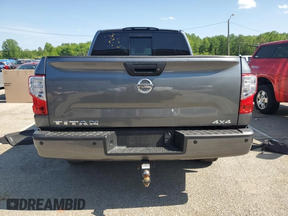 2017 Nissan Titan Platinum Reserve с VIN 1N6AA1E58HN561439, выставлен на аукционе Copart как лот 54821045 с пробегом 106 089 миль миль и Списание • Salvage title. История ставок и продаж доступна на DreamBid. Изображение 6.