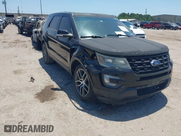 2016 Ford Explorer Sport with VIN 1FM5K8GTXGGB96458, listed as a IAAI auction lot 42224500 with 133,575 mi miles and . Bid and sale history available at DreamBid. Image 1.