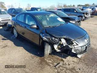 2012 Mazda Mazda3 i Grand Touring with VIN JM1BL1W82C1631267, listed as a IAAI auction lot 41633356 with 158,861 mi miles. Bid and sale history available at carsss.com. Image 1.
