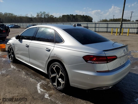 2020 Volkswagen Passat 2.0T R-Line with VIN 1VWMA7A3XLC027108, listed as a Copart auction lot 50354185 with 77,799 mi miles and Salvage Title. Bid and sale history available at carsss.com. Image 2.