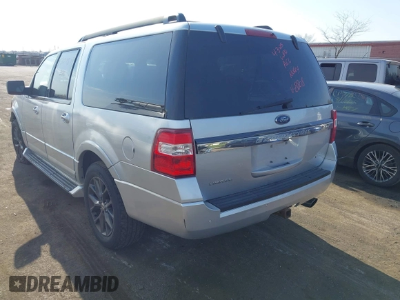 2017 Ford Expedition Max Limited z VIN 1FMJK2AT8HEA18808, wystawiony jako IAAI lot #42039607 z przebiegiem 133 280 mil mil oraz . Historia ofert i sprzedaży dostępna na DreamBid. Obrazek 3.