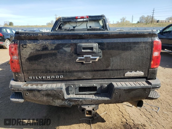 2017 Chevrolet Silverado 3500HD High Country with VIN 1GC4K1EY7HF212936, listed as a Copart auction lot 52511925 with 201,569 mi miles and Salvage Title. Bid and sale history available at DreamBid. Image 6.
