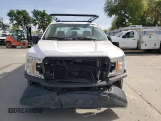 2020 Ford F-150 XL with VIN 1FTMF1CB3LKD51612, listed as a Copart auction lot 52724055 with 147,261 mi miles and Salvage title. Bid and sale history available at DreamBid. Image 5.