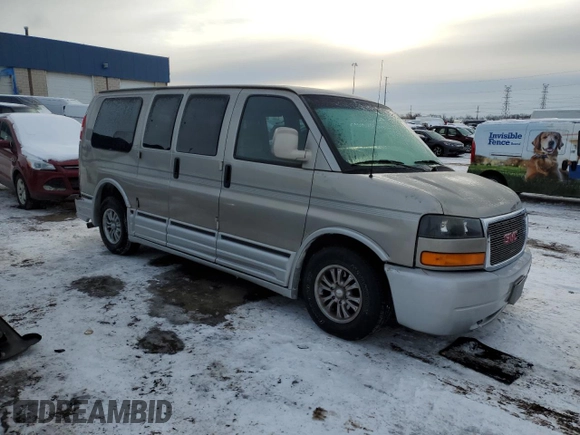 2004 GMC Savana Cargo Van YF7 Upfitter with VIN 1GDFG15T341134365, listed as a Copart auction lot 45971155 with 117,966 mi miles and Salvage Title. Bid and sale history available at carsss.com. Image 4.