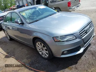 2010 Audi A4 Premium Plus with VIN WAUFFAFL8AN041719, listed as a IAAI auction lot 42537348 with 119,104 mi miles and . Bid and sale history available at DreamBid. Image 1.