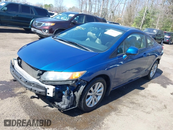2012 Honda Civic Cpe EX with VIN 2HGFG3B83CH540485, listed as a IAAI auction lot 41813232 with 212,901 mi miles. Bid and sale history available at carsss.com. Image 18.