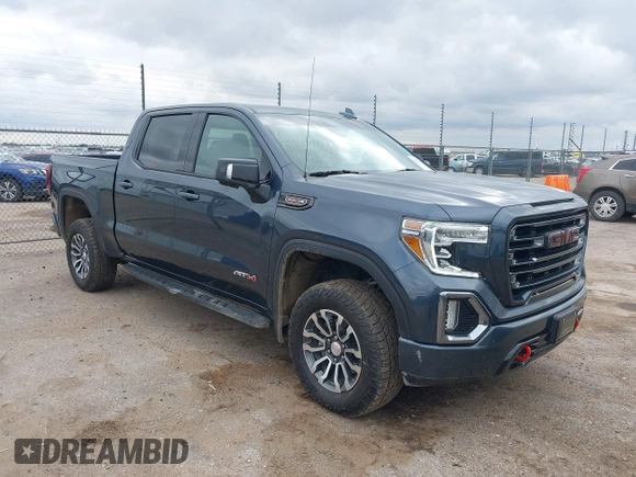 2021 GMC Sierra 1500 AT4 with VIN 1GTP9EED1MZ441456, listed as a IAAI auction lot 40252175 with 23,649 mi miles. Bid and sale history available at carsss.com. Image 1.