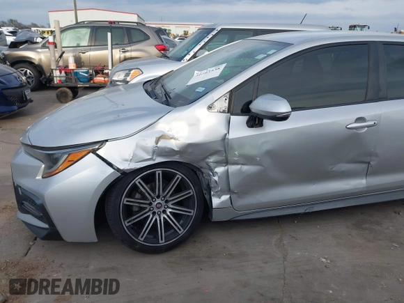 2020 Toyota Corolla SE with VIN JTDS4RCE4LJ023577, listed as a IAAI auction lot 41603538 with 114,463 mi miles. Bid and sale history available at carsss.com. Image 6.