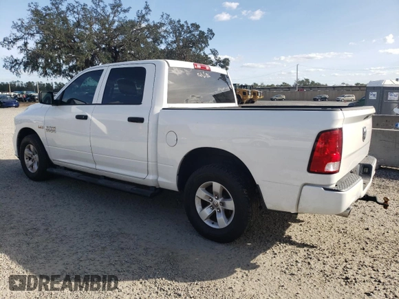 2017 Ram 1500 Express with VIN 3C6RR6KT4HG668227, listed as a Copart auction lot 75606824 with Not provided miles and Salvage title. Bid and sale history available at DreamBid. Image 2.