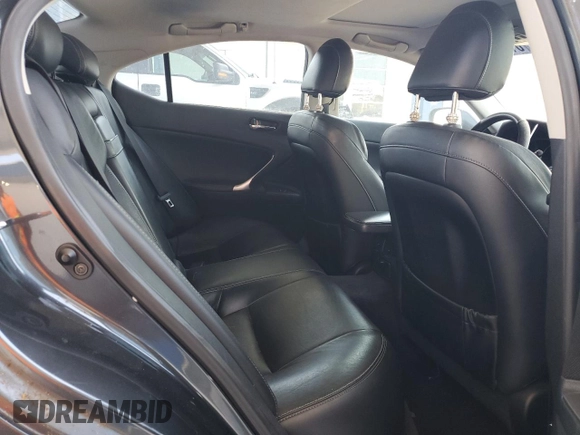 2010 Lexus IS 250 with VIN JTHCF5C29A5041946, listed as a Copart auction lot 61689455 with 241,547 mi miles and Clean title. Bid and sale history available at DreamBid. Image 10.